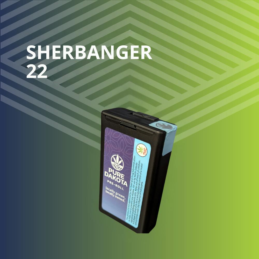 Sherbanger 22 Pre Rolls [5pk] at Pure Dakota Health of Fargo