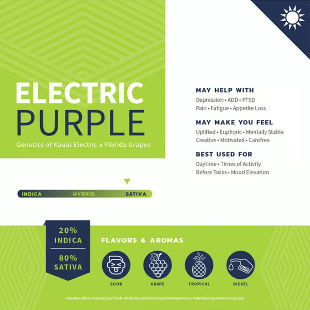 Electric Purple Crumble at Pure Dakota Health of Fargo