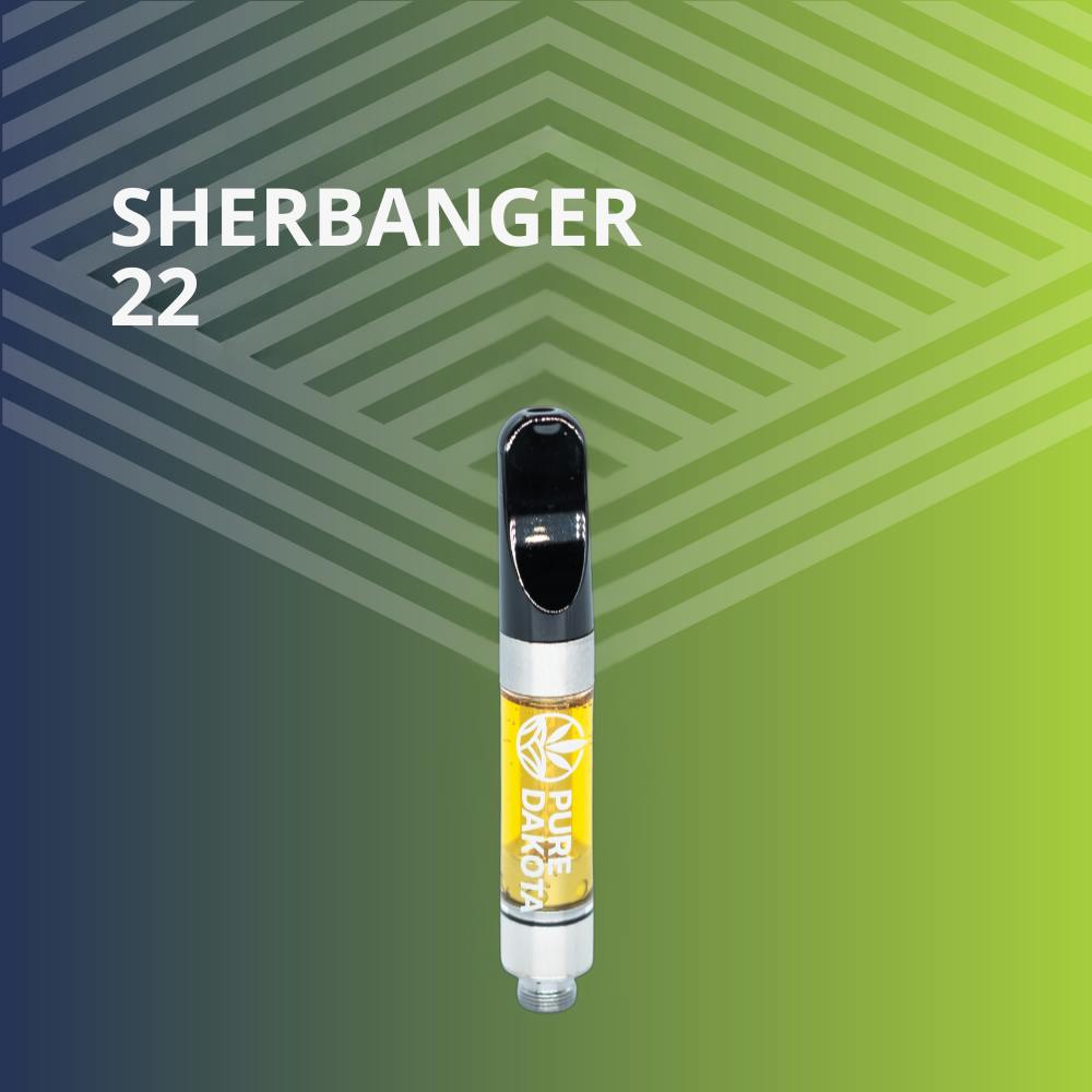 Sherbanger 22 Distillate Cartridge at Pure Dakota Health Williston Dispensary