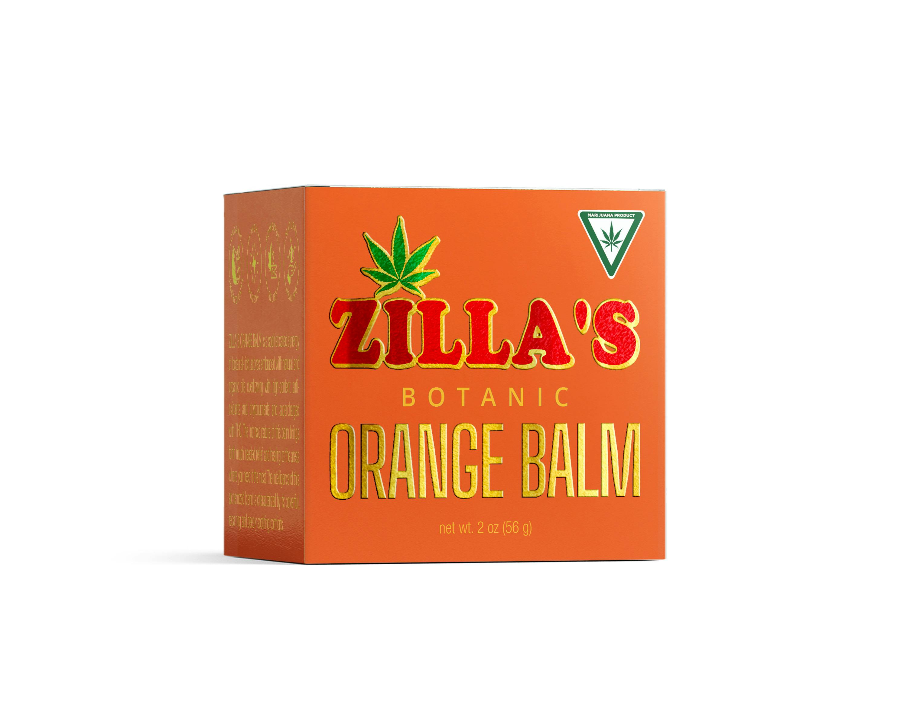 Zilla's 1500mg Relief Cream | Orange Balm