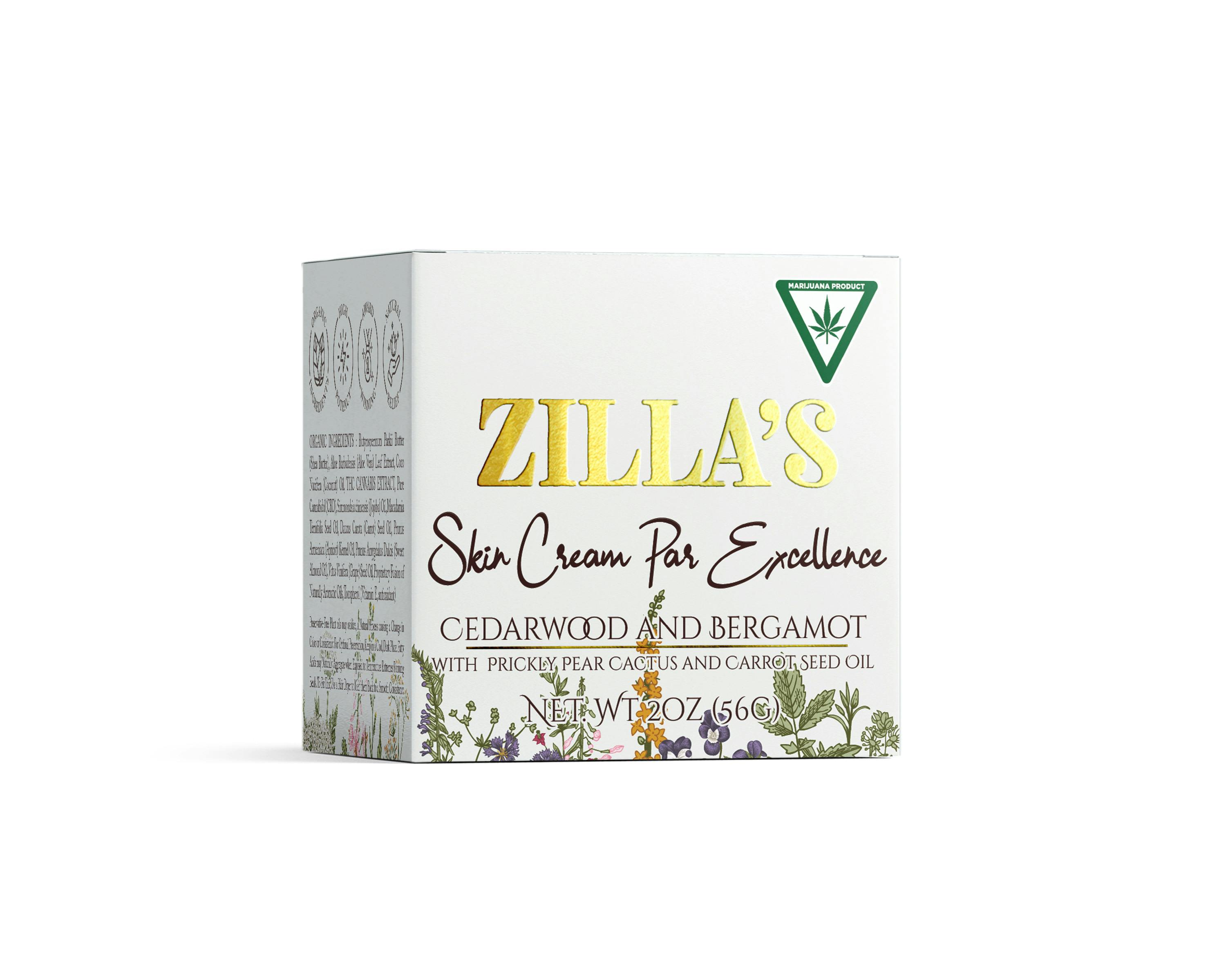 Zilla's 1500mg Relief Cream | Cedarwood