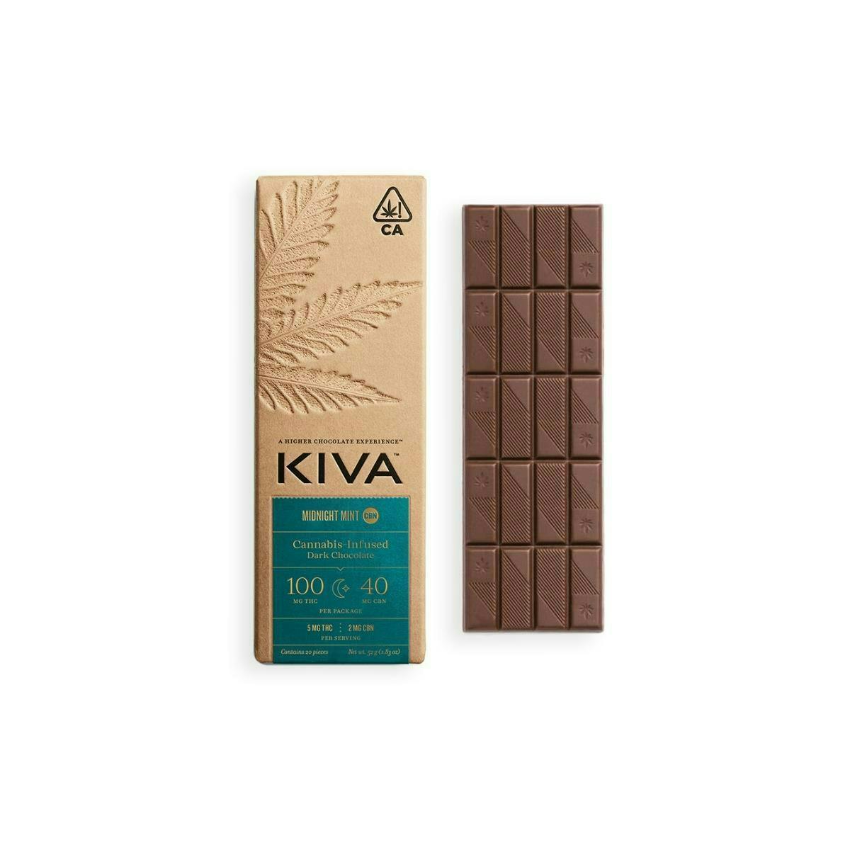 Kiva - Midnight: Midnight Mint CBN Chocolate