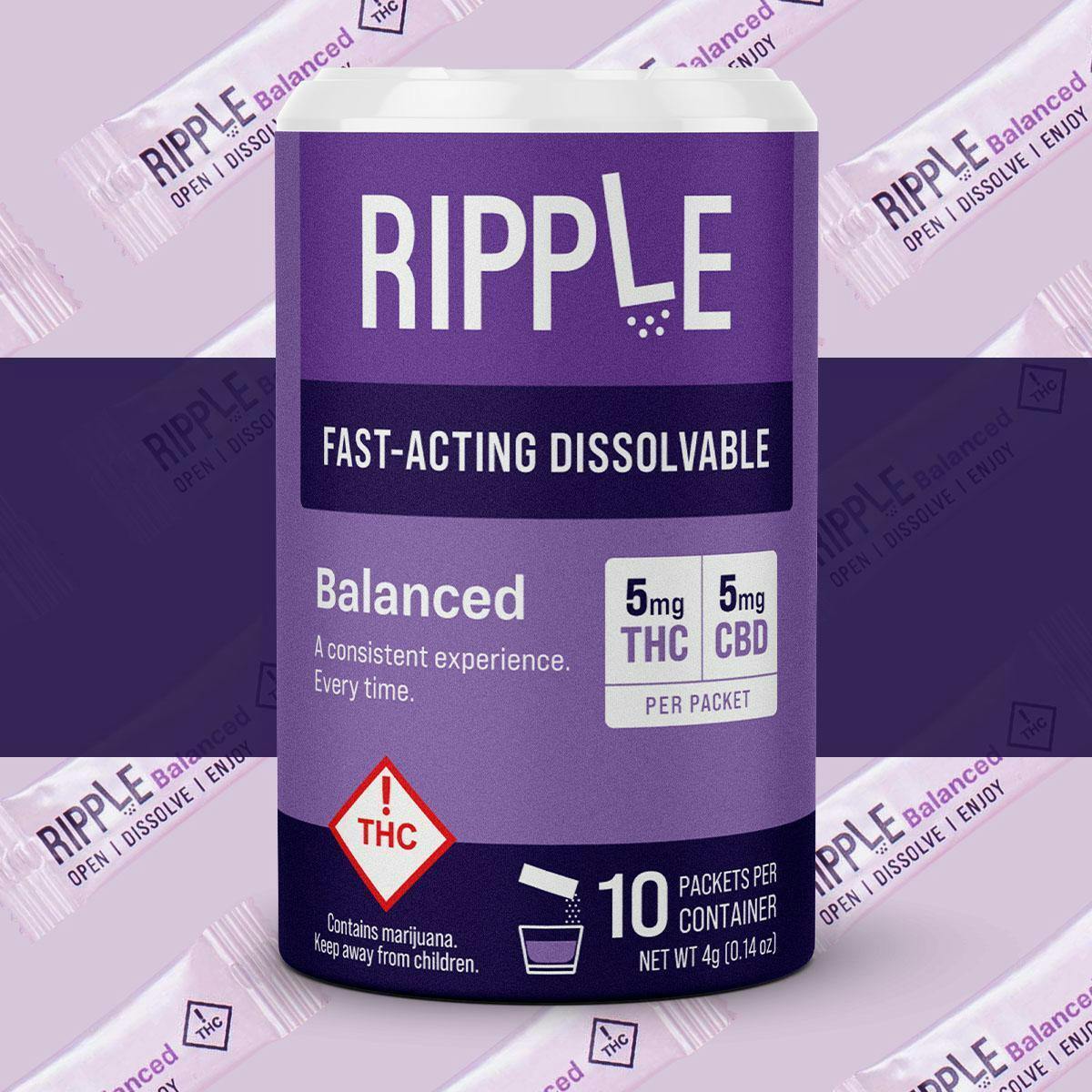Ripple - Fast-Acting Balanced (1:1) (CBD:THC)