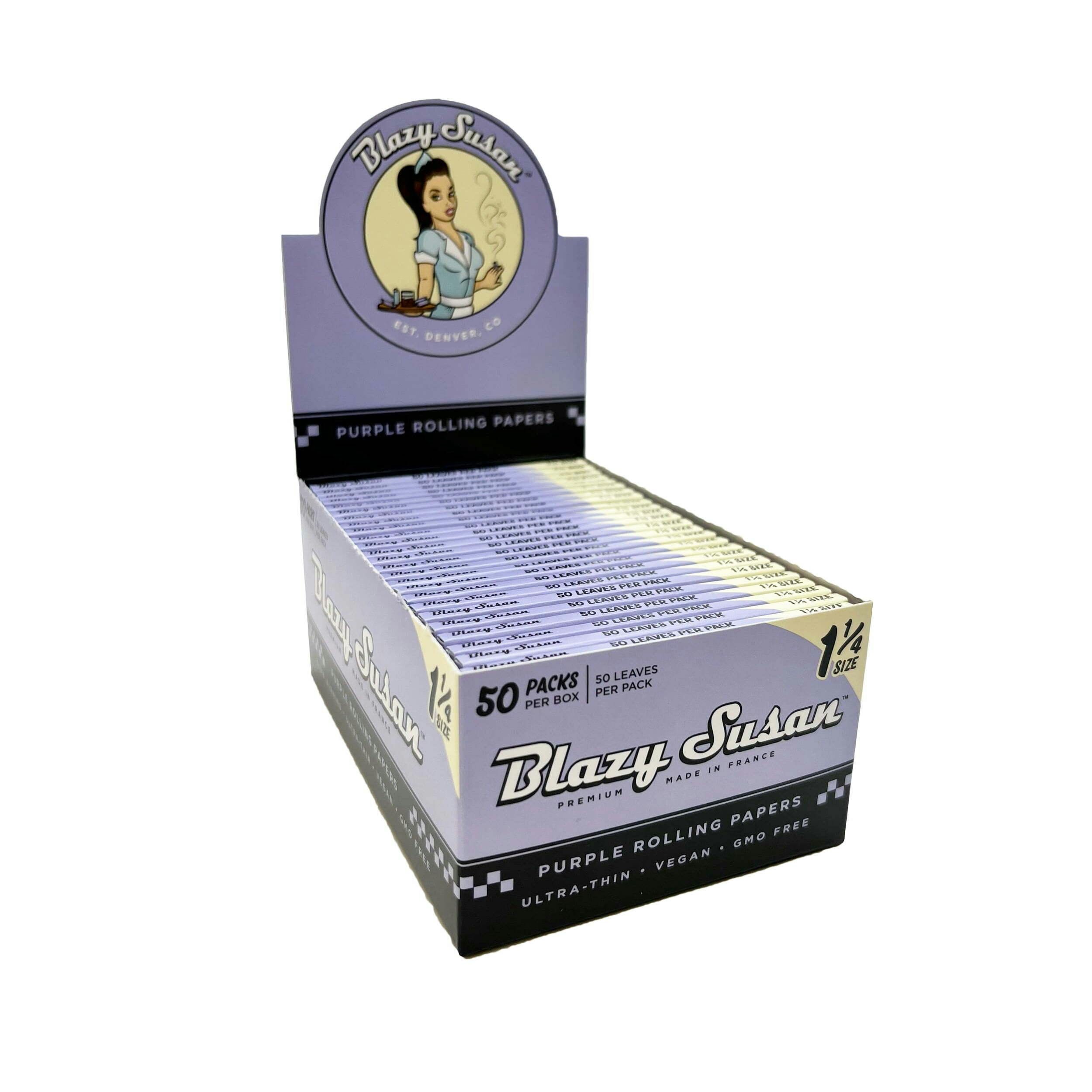 Blazy Susan Purple Papers - King Size