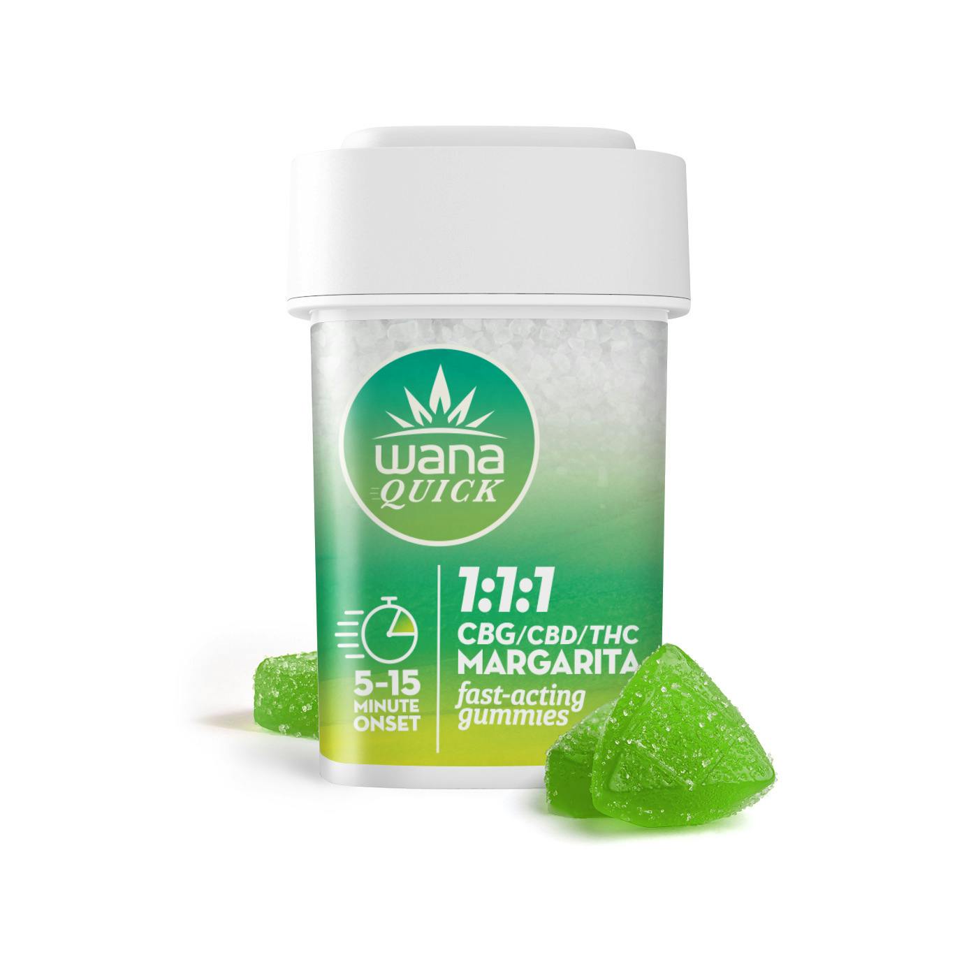Wana - Quick CBG Gummies - Margarita (1:1:1)