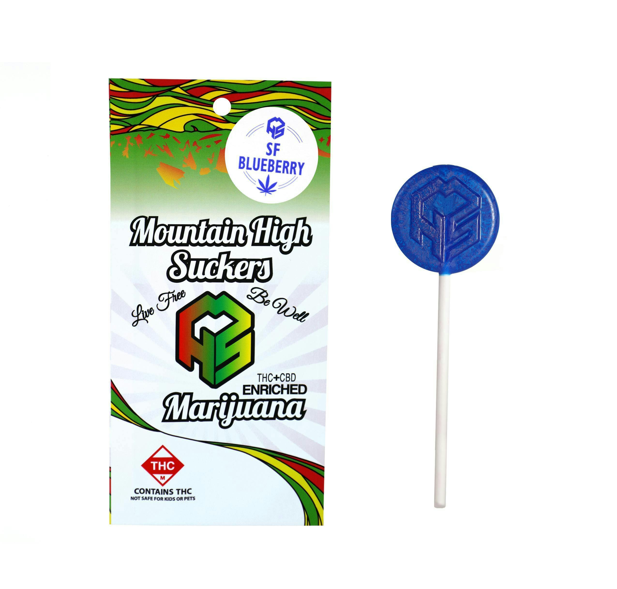 Mountain High Suckers - Blueberry (H)