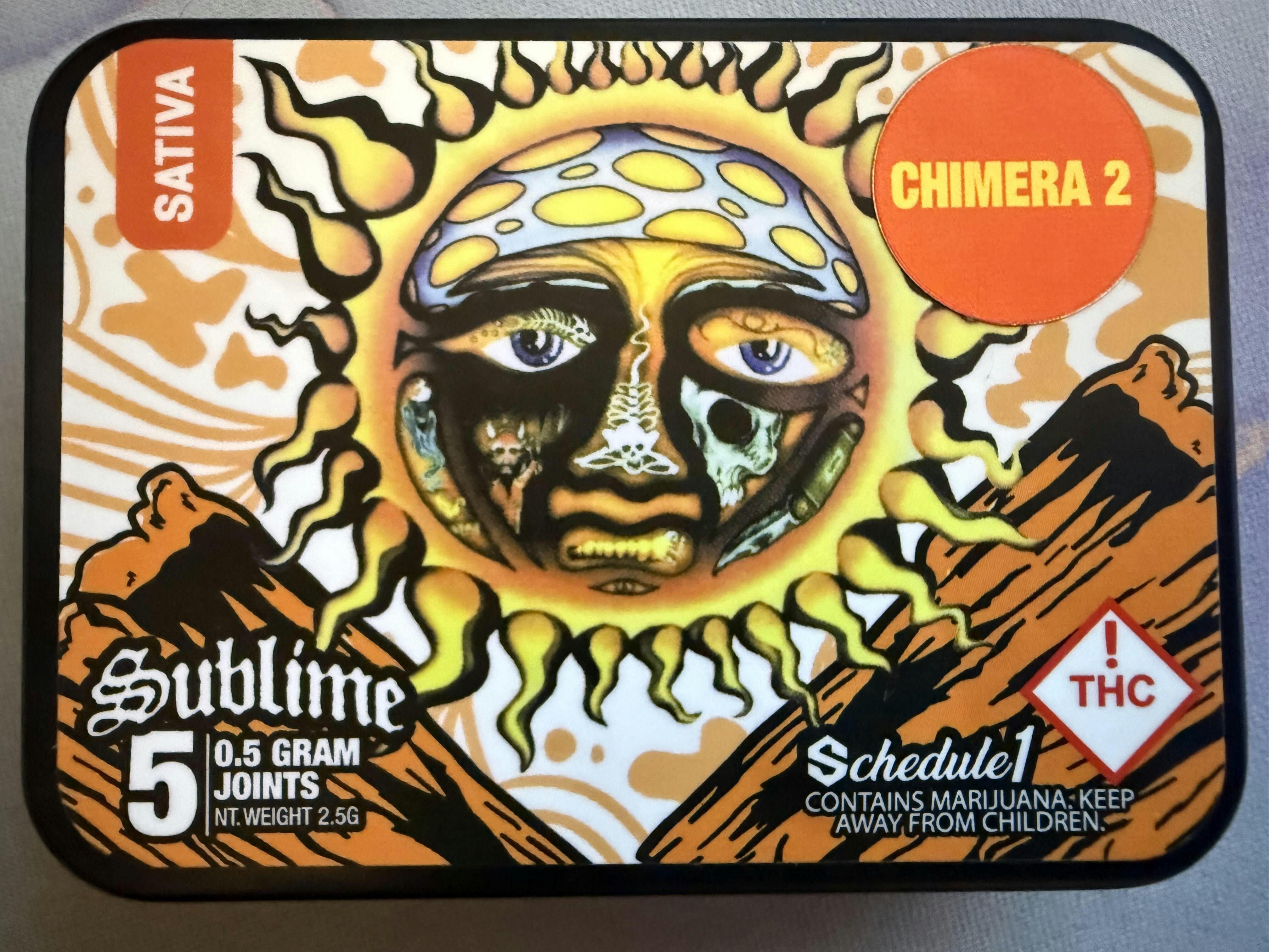 Schedule One - Sublime Pre-Roll 5pk - Carbon FIber (H)