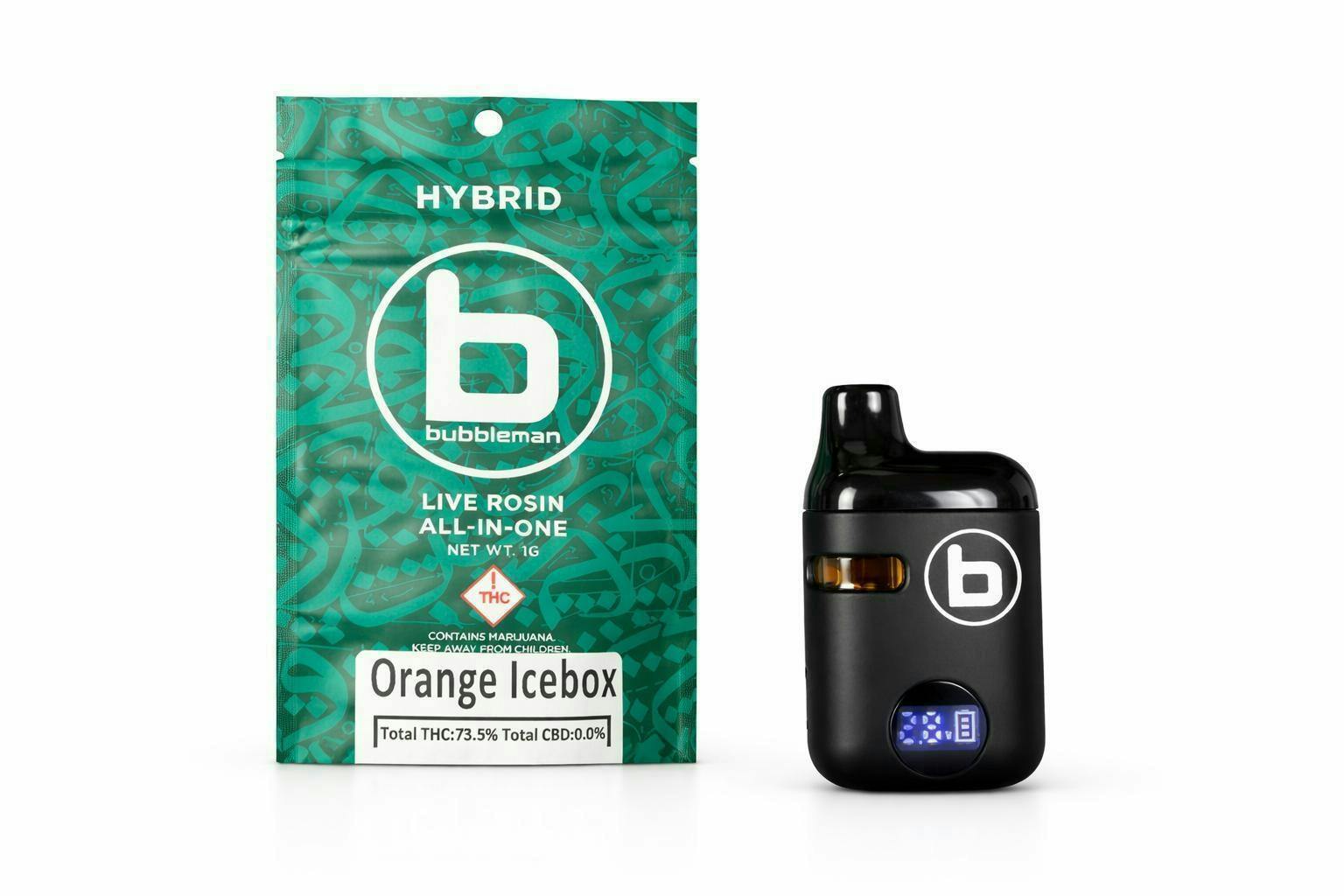 Bubbleman - Live Rosin AIO - Maple Donut (H) cannabis product