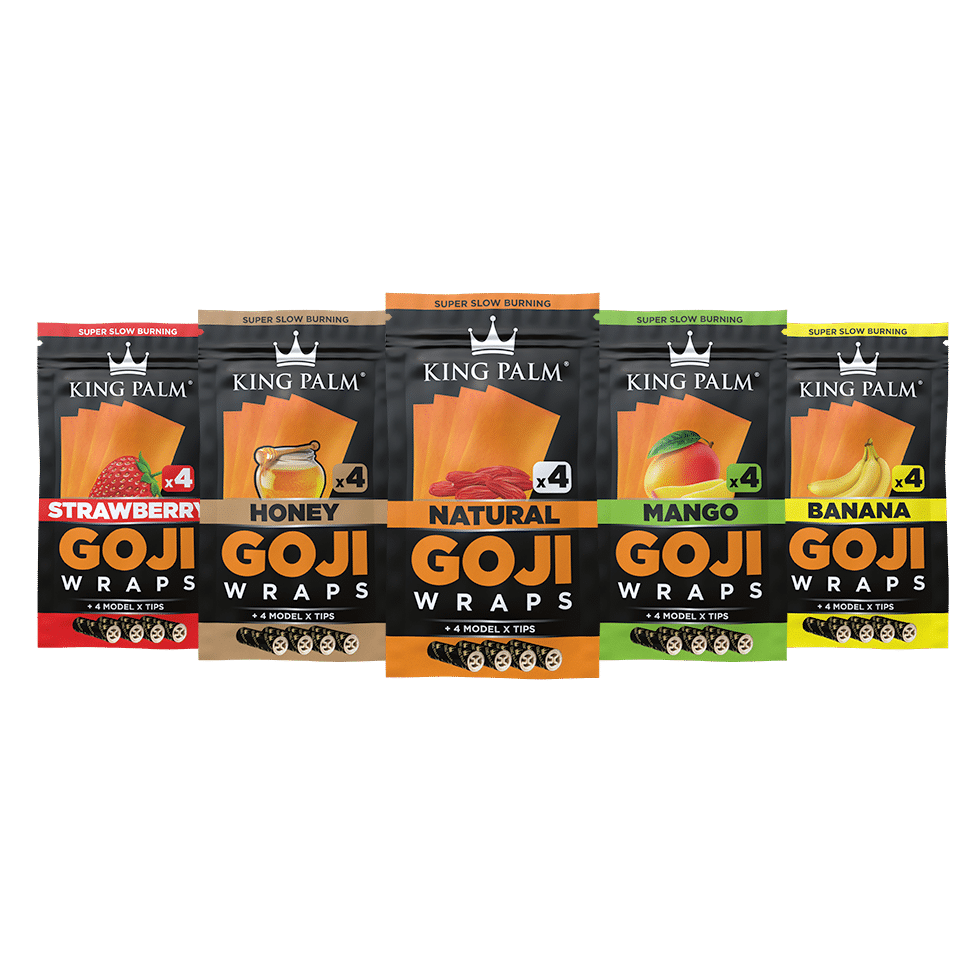 King Palm | Goji Wraps Plus Tips 4ct