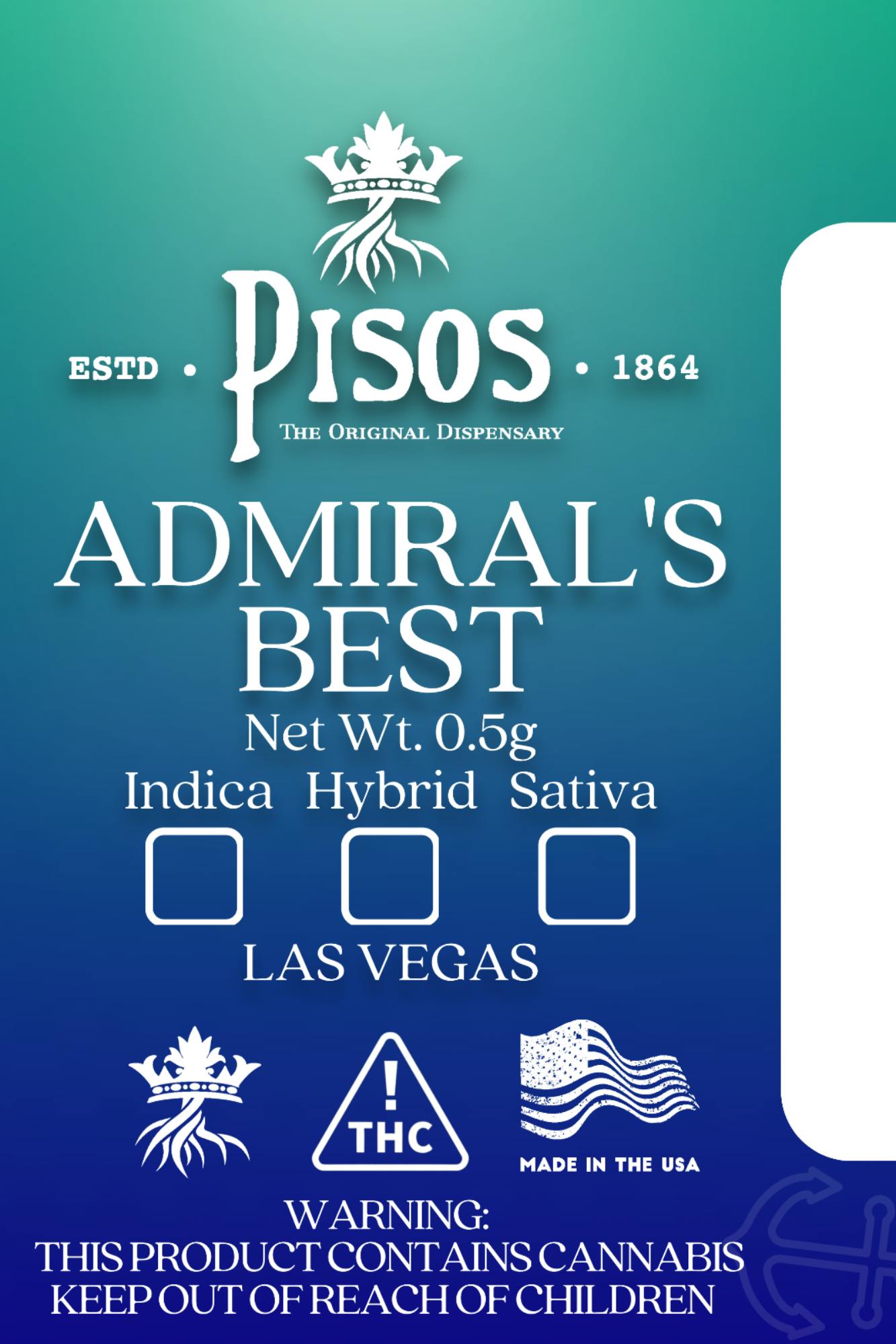 Admiral's Best | Coconut Cake Cartridge .5g