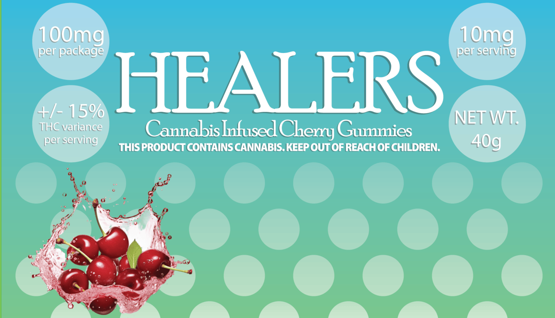 Healers | Cherry Gummies 10pk 100mg