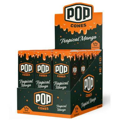 Pop 1 1/4 Pre-rolled Cones with Tropical Mango Flavoured Tips