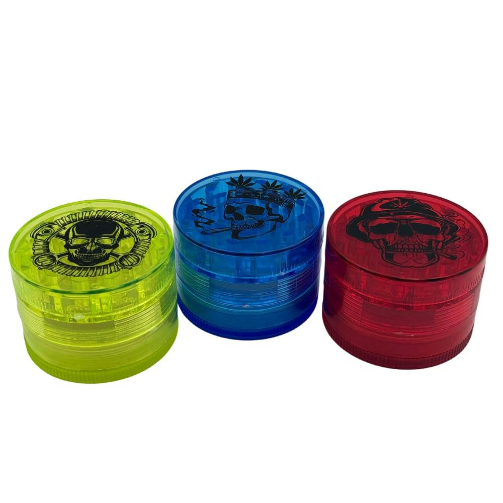 Arsenal Skull 50mm 4-Pc Acrylic Grinder - Assorted Colours