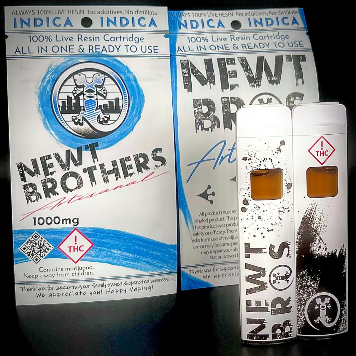 Newt Brothers Black Fire 1 Gram AIO Disposable