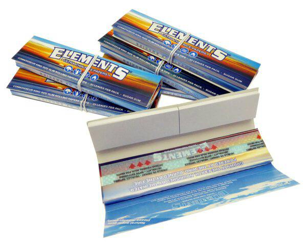 Elements Ultra Thin Rice Papers (Kingsize Slims & Tips)