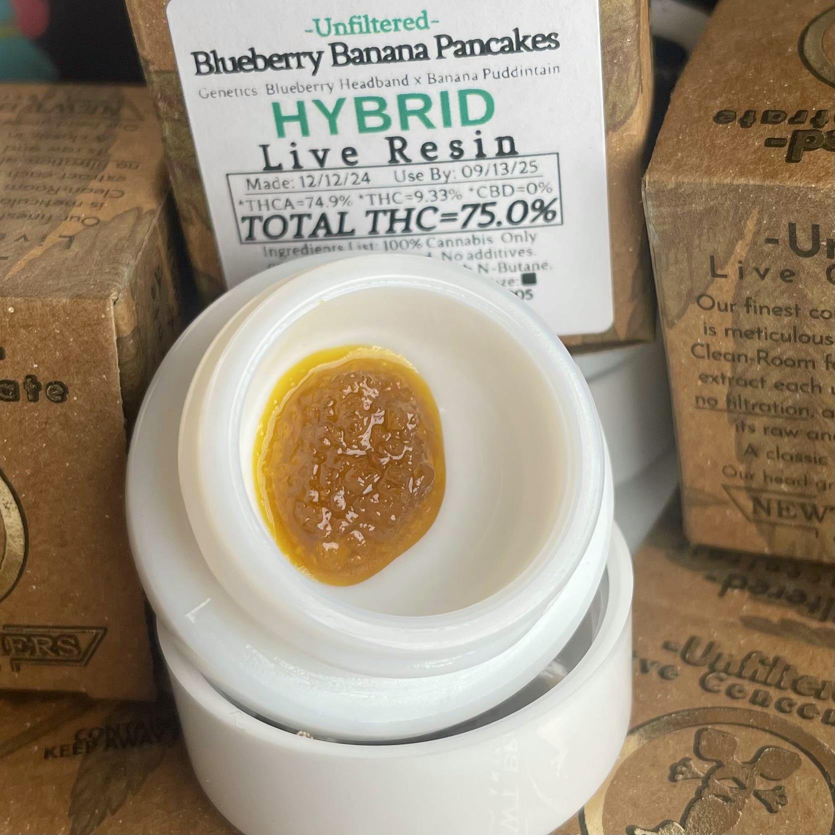 Newt Brothers Blueberry Banana Pancakes 1 Gram Live Resin