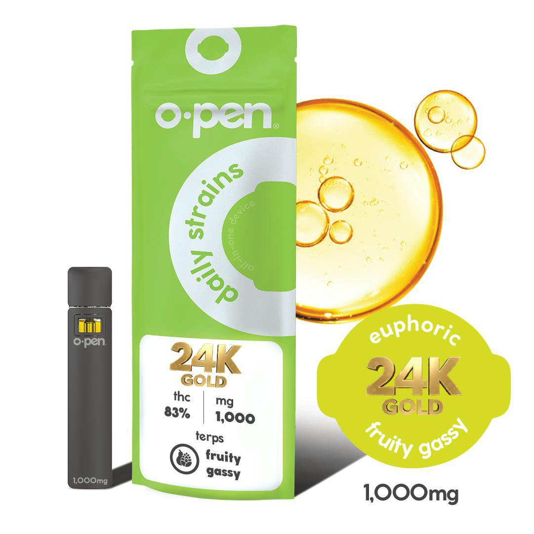 O.Pen 24K Gold 1000mg Distillate Disposable