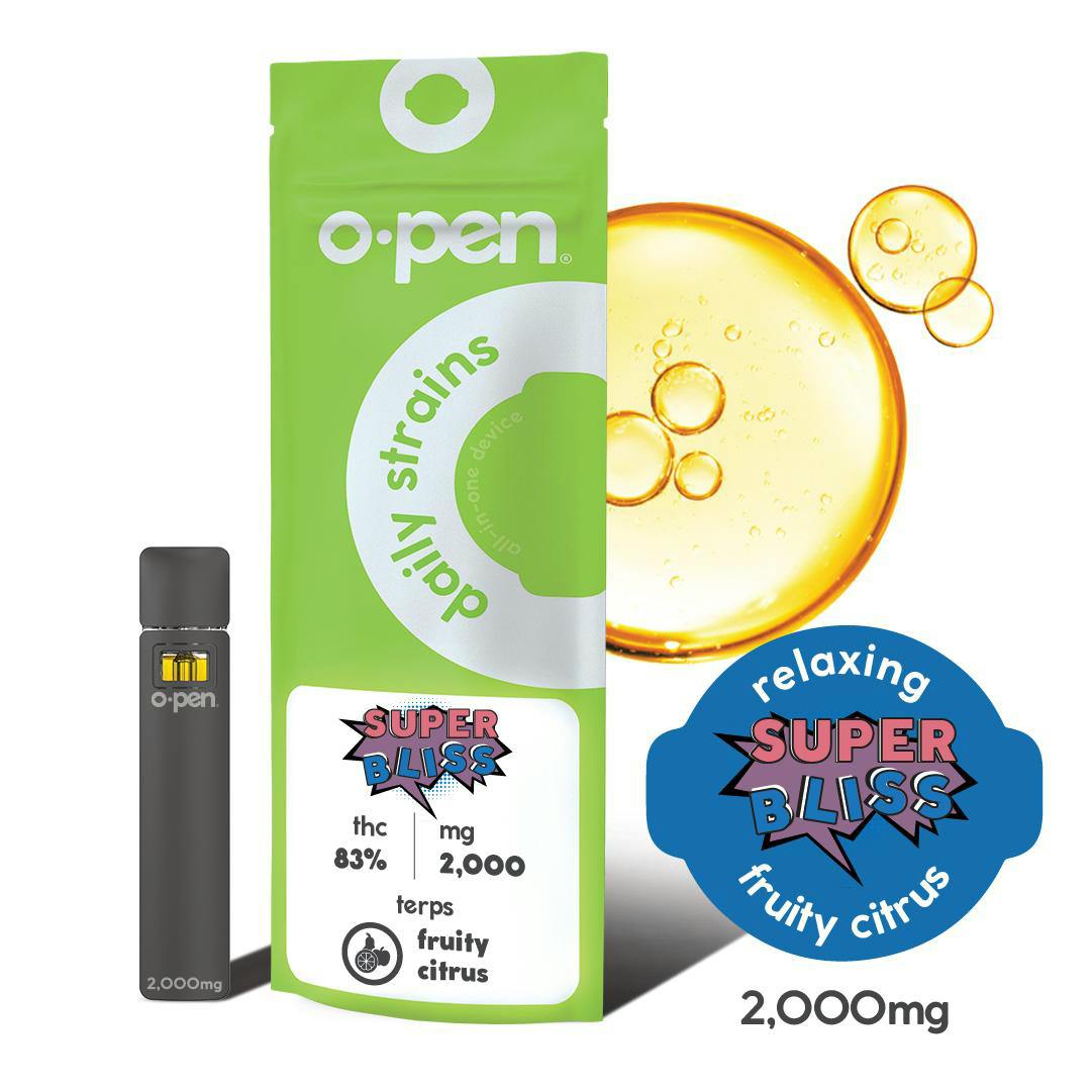 O.Pen Super Bliss 2000mg Distillate Disposable