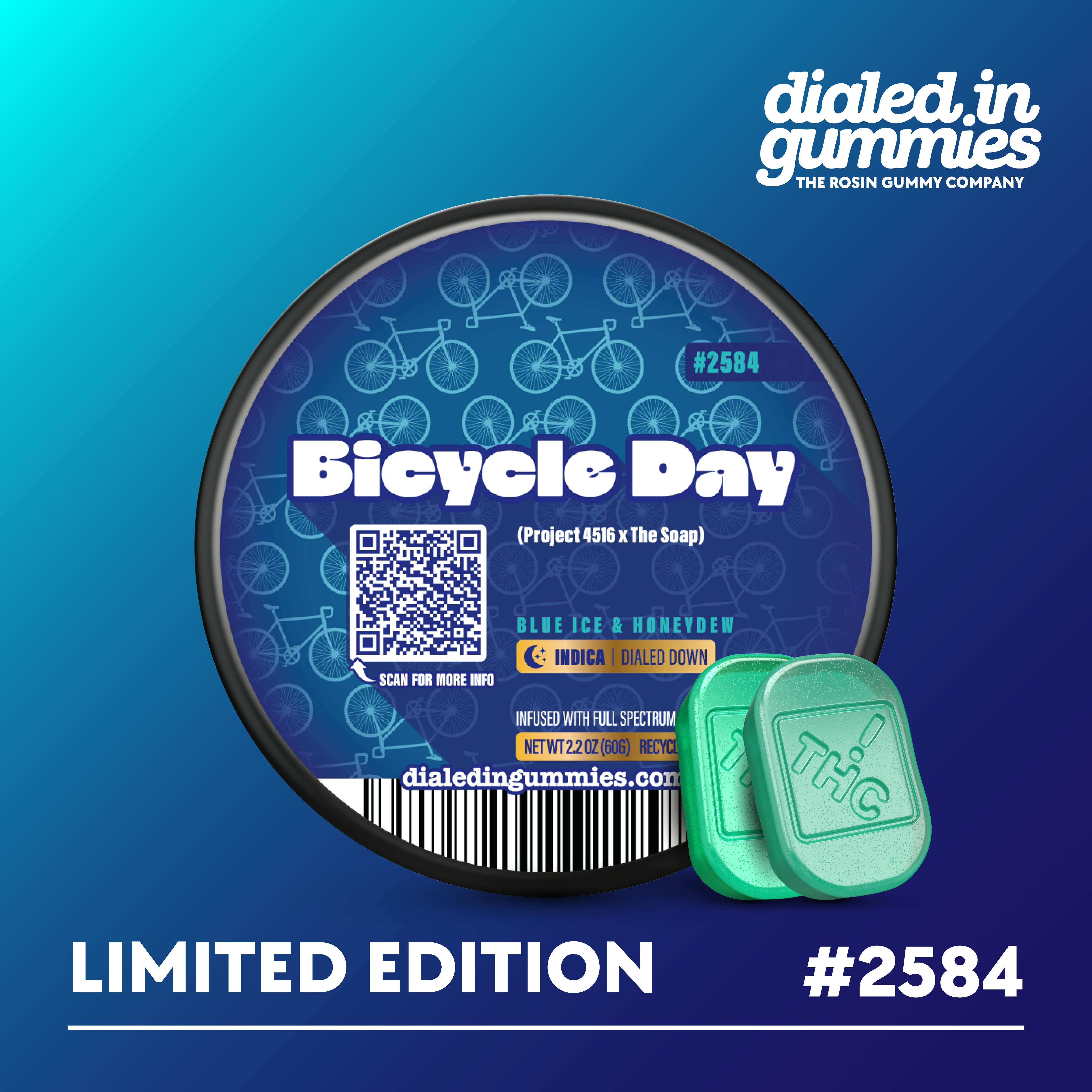 100mg - Bicycle Day #2584 - Rosin Gummies (10pk)