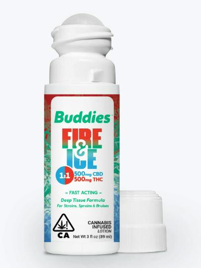 BUDDIES - FIRE AND ICE 1:1 ROLL ON 3OZ