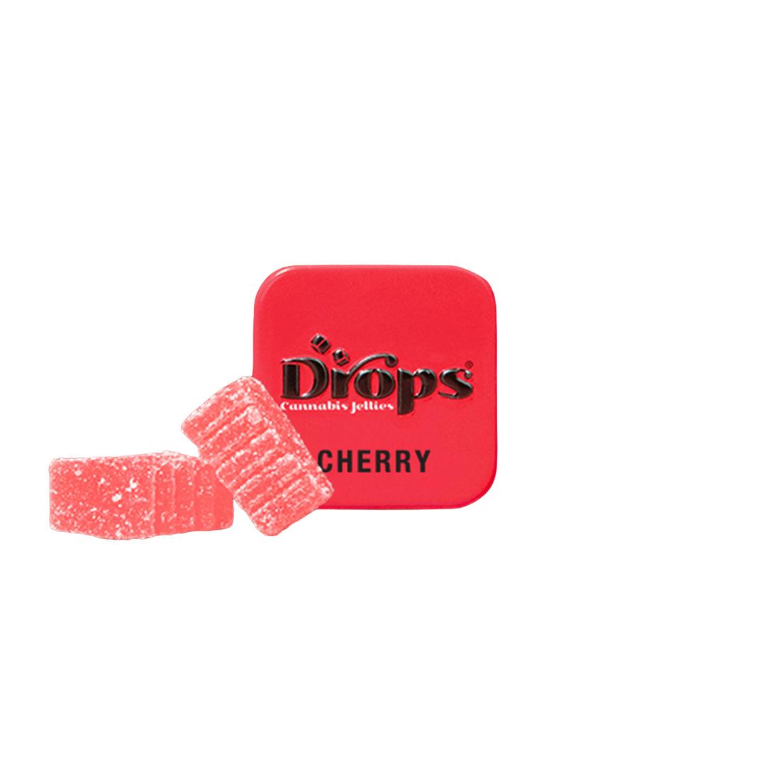 Drops - Cherry: CHERRY 50MG LIVE ROSIN GUMMIES 2PK