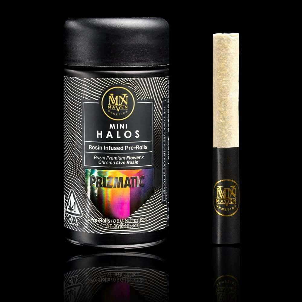MAVEN- PRIZMATIC 0.6G INFUSED MINI HALOS PREROLL 5PK