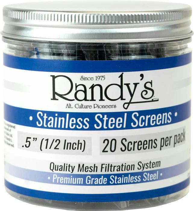 Randy's 0.5" Stainless Steel Screen Jar
