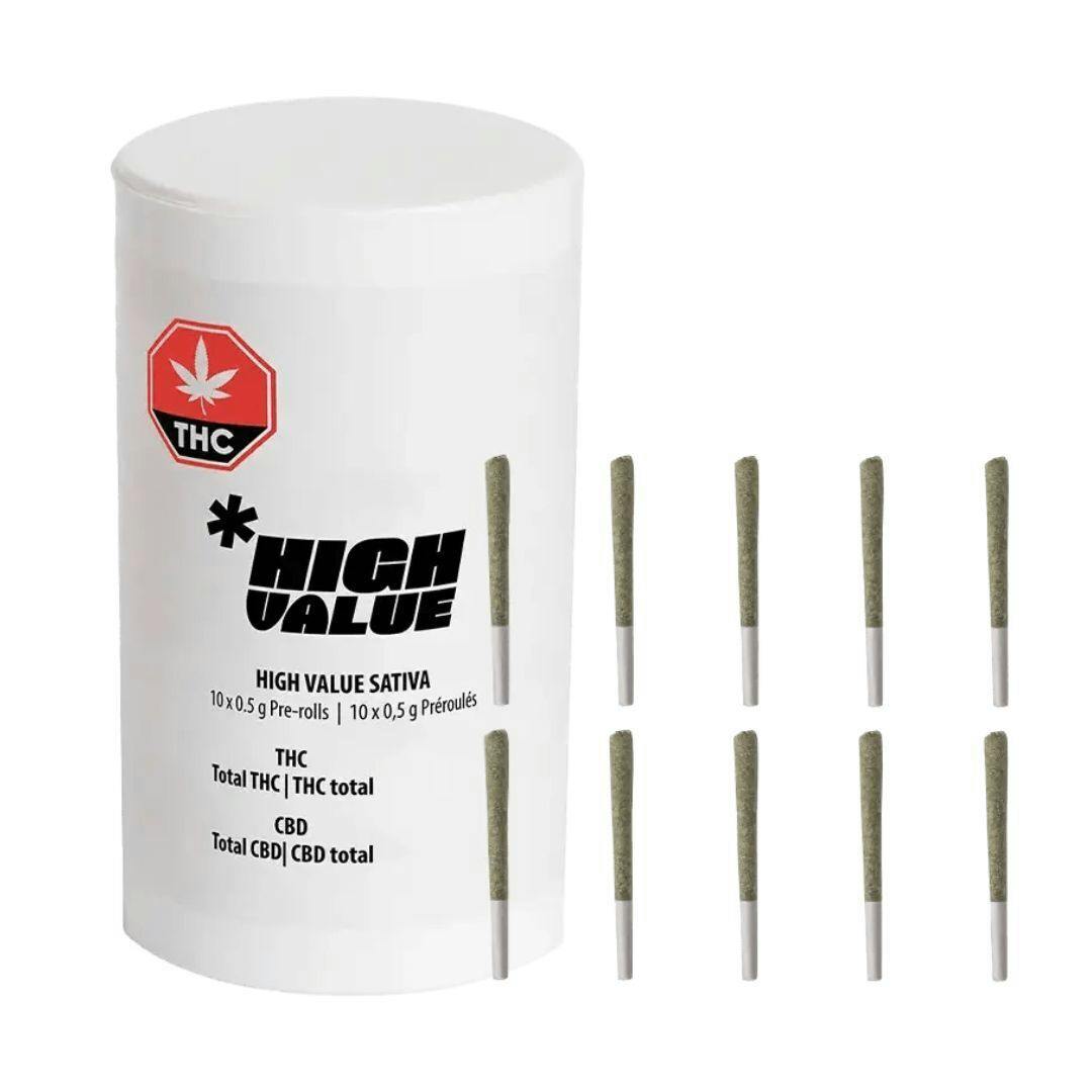 * HIGH VALUE - Sativa Pre-Roll - 10x0.5g