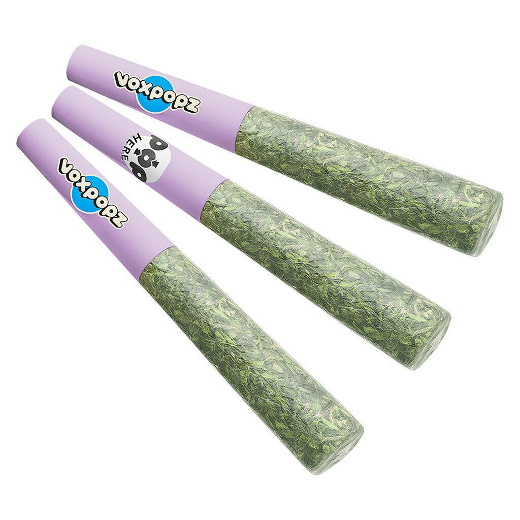 Vox Popz - Grape Ice Crushable Infused Pre-Roll - 3x0.5g