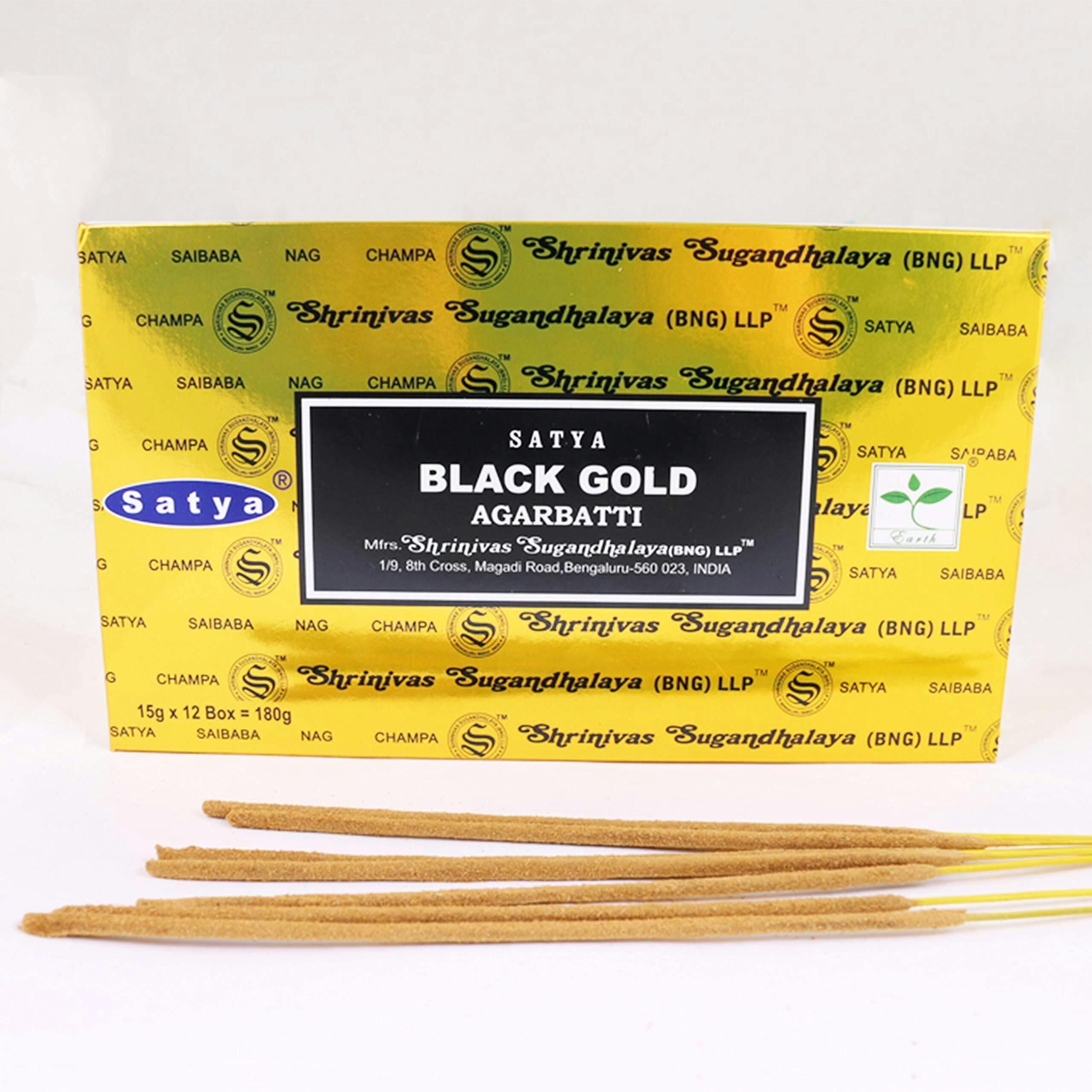 Satya Sai 15g Incense Stick - Black Gold