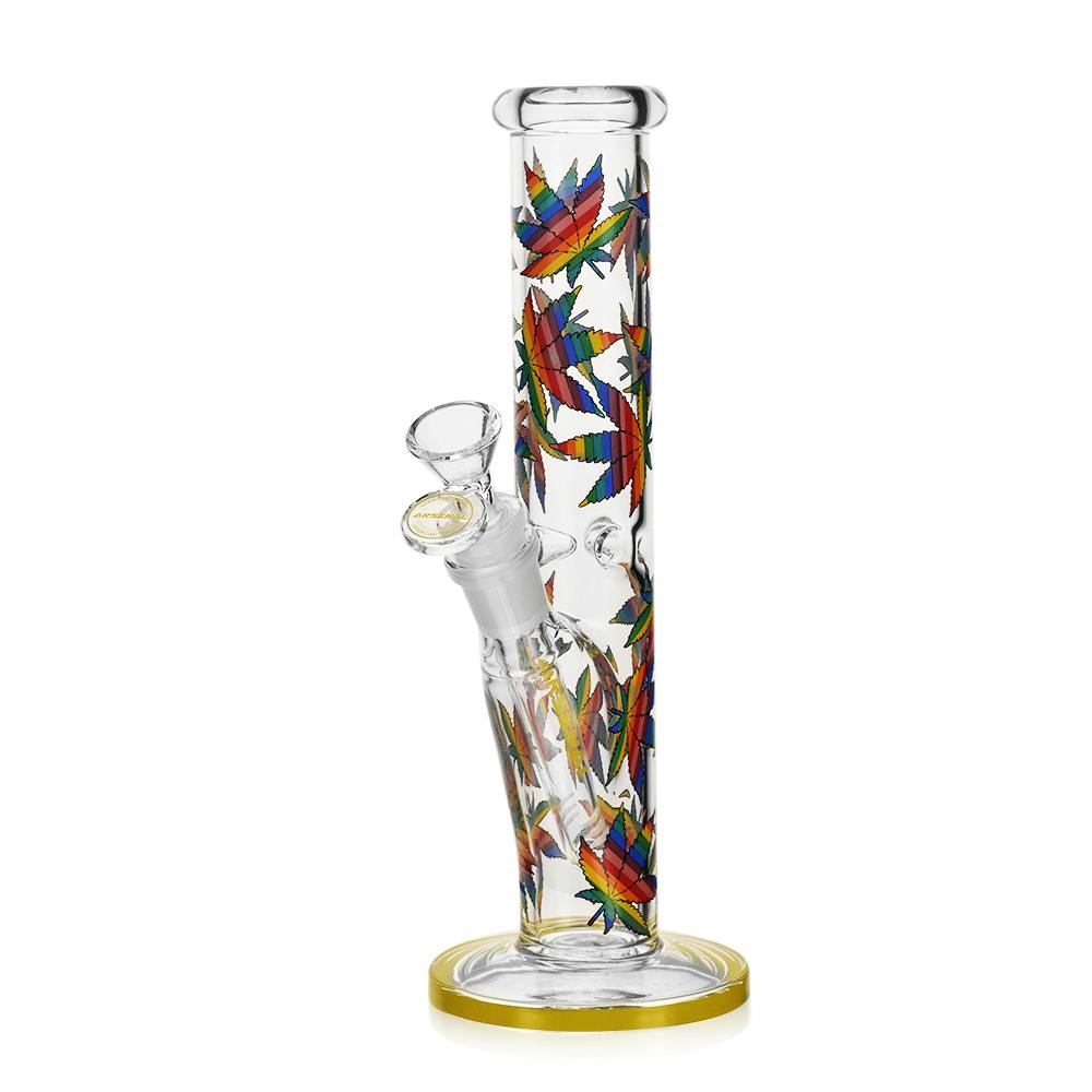 10" Arsenal Rainbow Leaf Straight Shooter-yellow