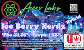 Aero Labs - 1g Full Flower Pre-Roll - Ice Berry Nerdz - Hybrid