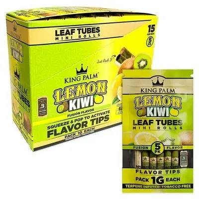 King Palm | Lemon Kiwi Pre-Rolled Cones | Mini 5 Pack