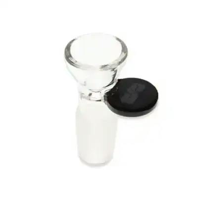 Shatter'd Glassworks | Paddle Bowl | 18mm - Black Handle