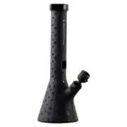 Cookies | V Beaker Glass Bong | 13.75" - Black~