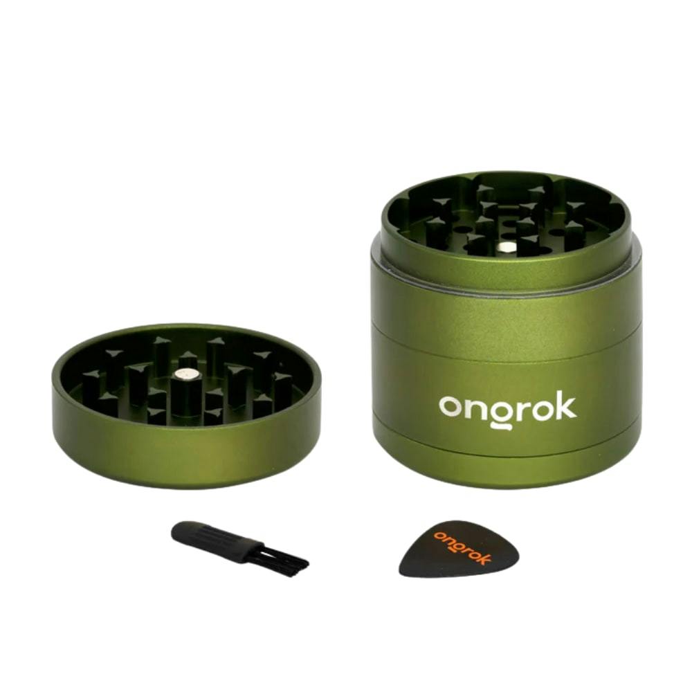 Ongrok | EZ Open Metal Grinder MINI | 55mm 4pc | Green