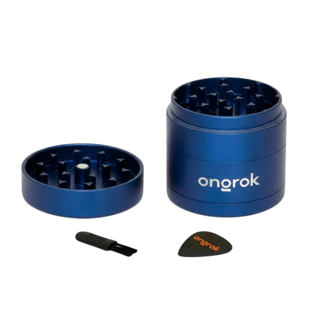 Ongrok | EZ Open Metal Grinder MINI | 55mm 4pc | Blue