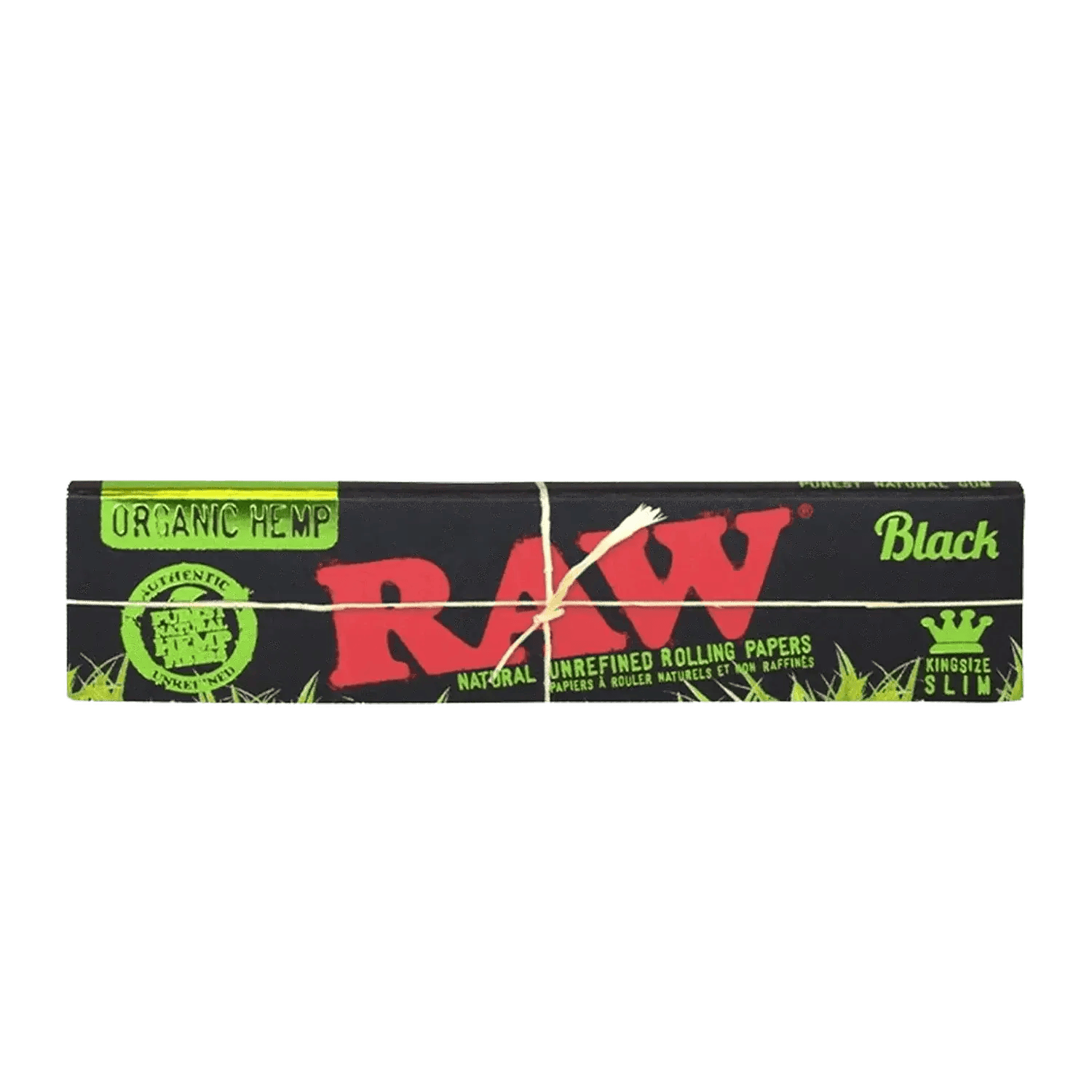 RAW | ORGANIC Black (Ultra Thin) Rolling Papers | King Size