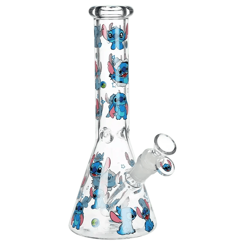 We Store Glass | Little Blue Creature Beaker Bong | 10"