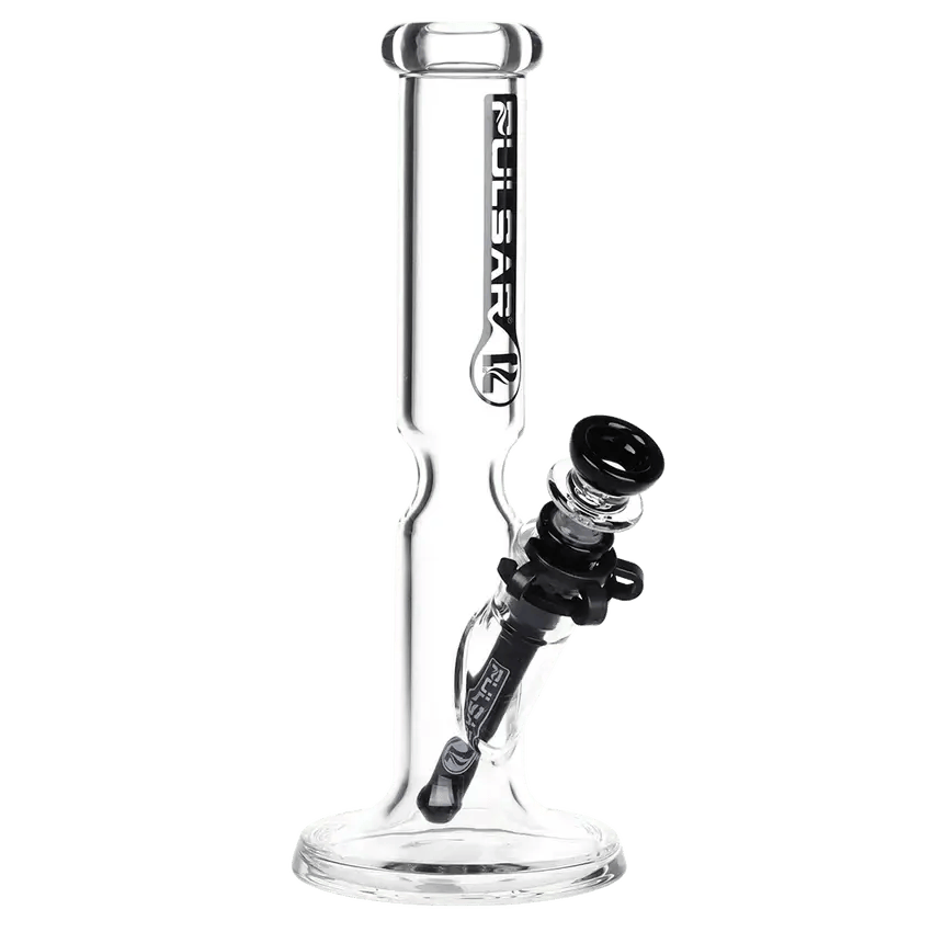 Pulsar | Flared Straight Tube Bong w/ Ice Restriction | 9.75"
