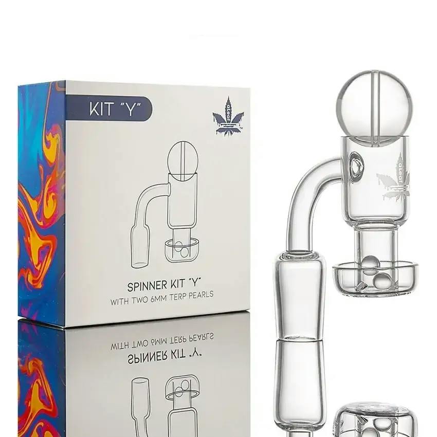 aLeaf | Quartz Banger Spinner Kit - Y / 14mm M | 90 Degree