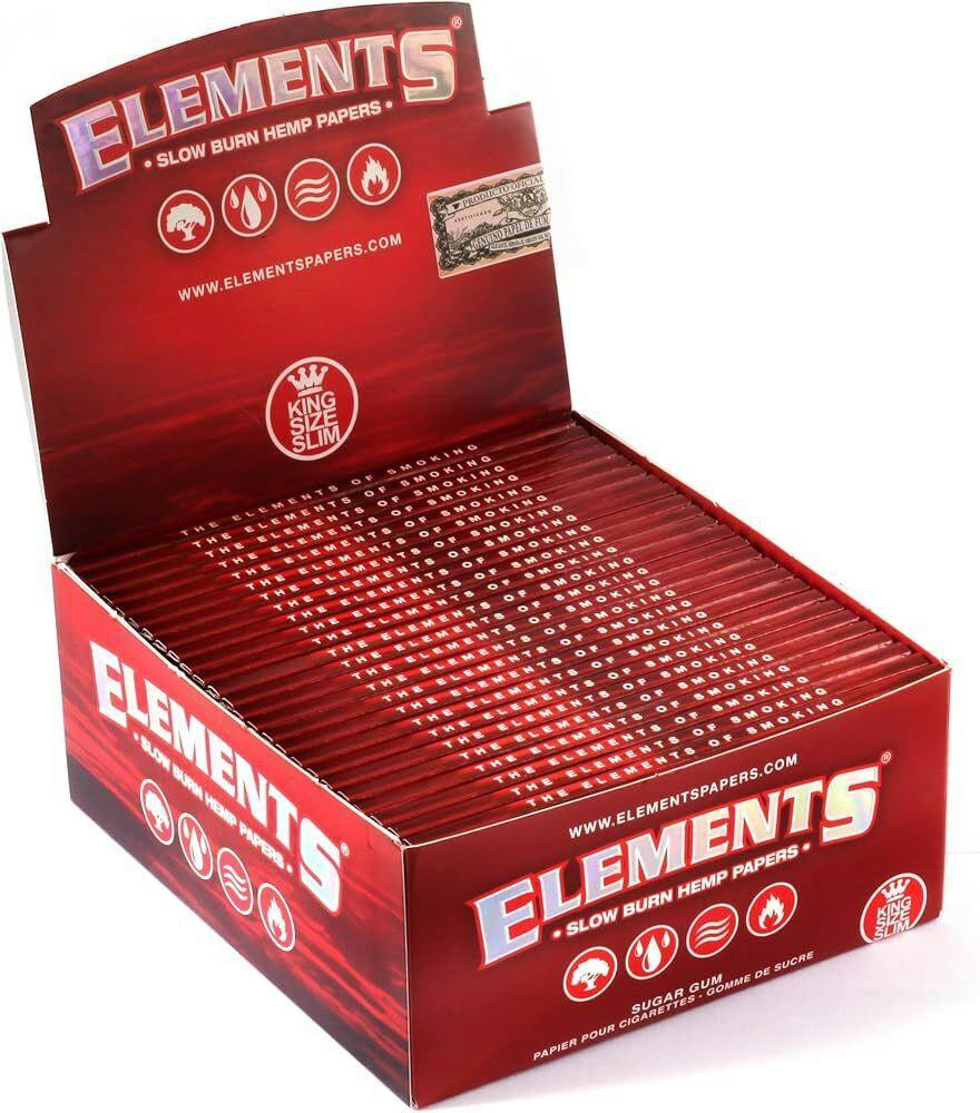 Elements | Red Elements Rice Papers | King Slim