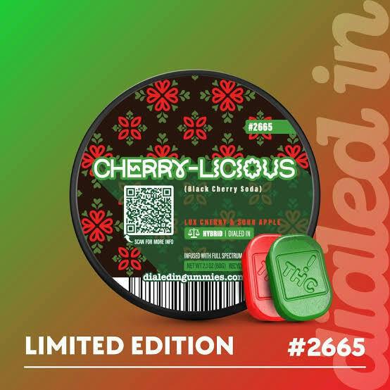 Dialed In - Rosin Gummies - Cherry-licious (H)