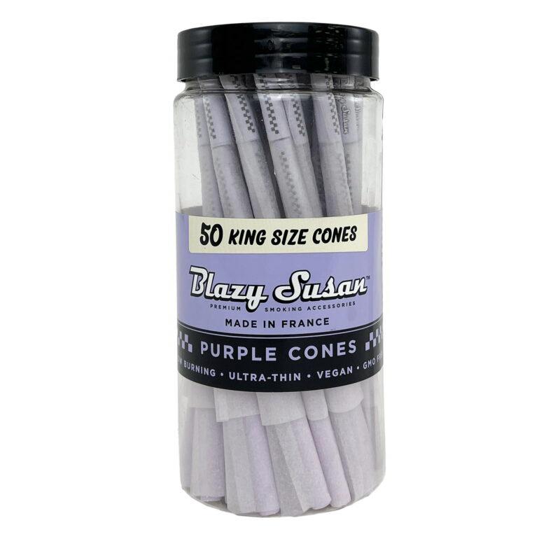 Steep Slope Vape | Blazy Susan King Size Purple Cones