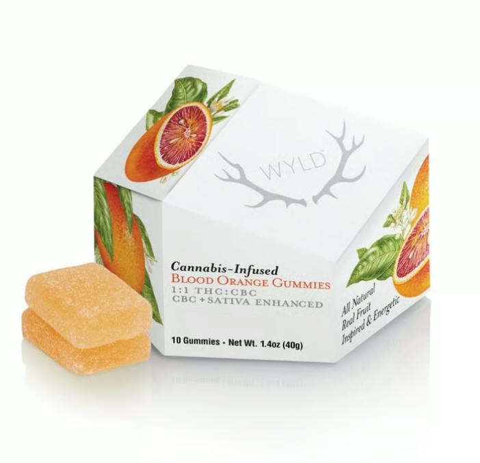 Wyld Blood Orange Gummies | CBC 100mg Rec