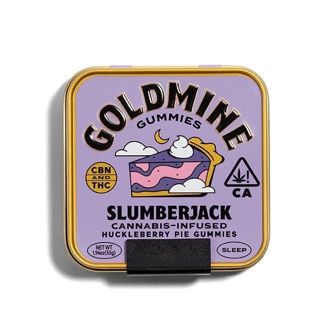Slumberjack Huckleberry Pie Gummies | 100mg | 10ct | 10mg/ea