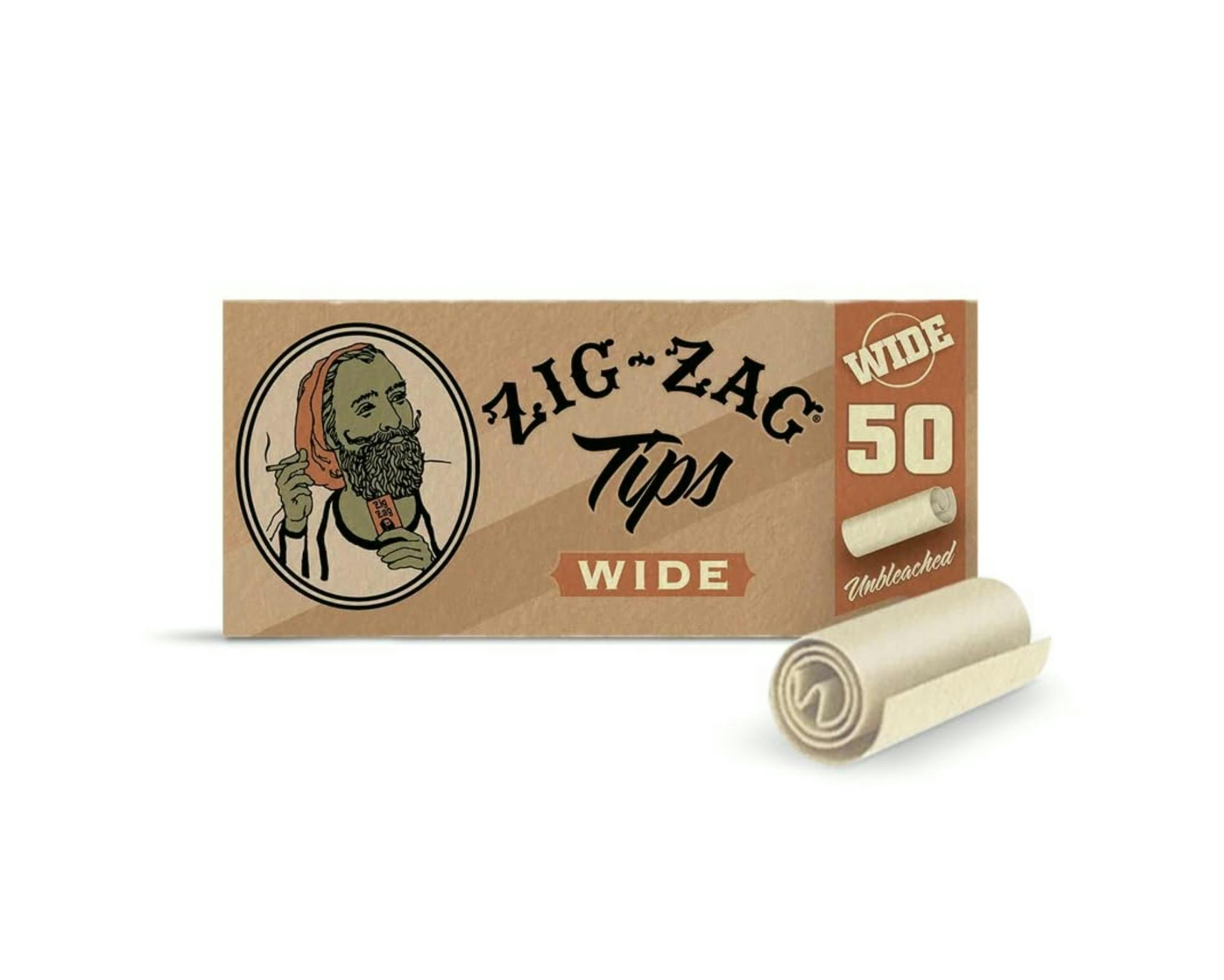 Zig Zag Brown Tips Wide