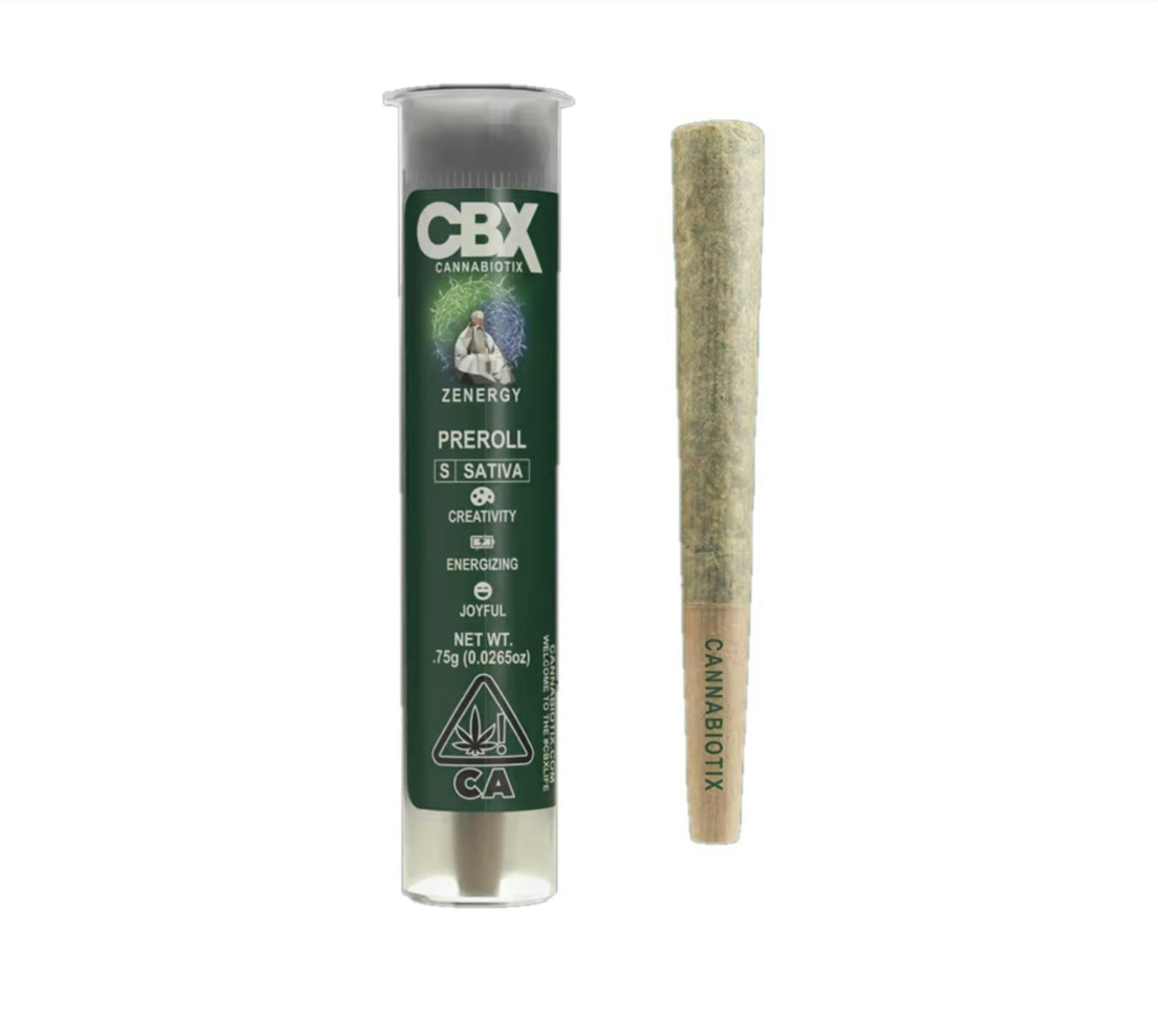 CBX - Zenergy - 0.75g - Pre Roll - 0.75 items