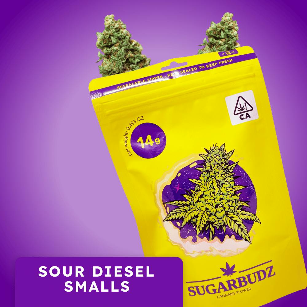 Sugarbudz - SB 14g SOUR DIESEL SMALLS - smalls