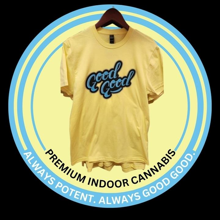 Good Good T-Shirt - Yellow at Seed of Life Labs | Miles City Dispensary